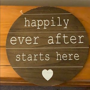 Wedding sign